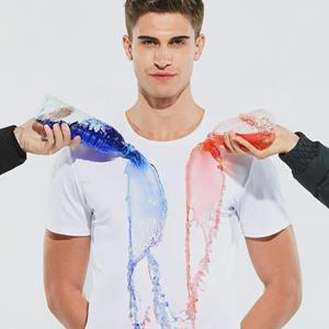 VantaGoods Heren Zwart Nano-Tech Sneldrogend Waterdicht Ademend Sport T-shirt met Korte Mouwen M