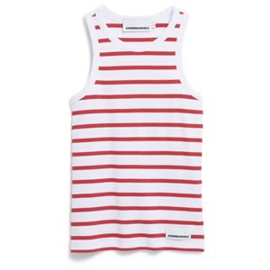 ARMEDANGELS  Women's Kanitaa Stripes - Top, wit/roze