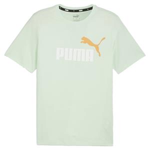 Puma Heren essentials+ logo tweekleurig t-shirt