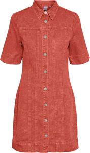 Y.A.S Yasvioletta 2/4 denim dress s. cherry tomato