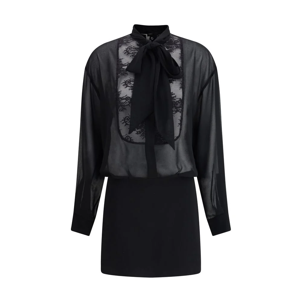 Pinko Korte kant jurk voor elegante avonden