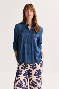 Améline Wijde Tuniek In Raw Denim