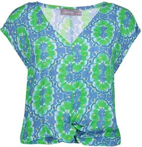 Geisha Top blue