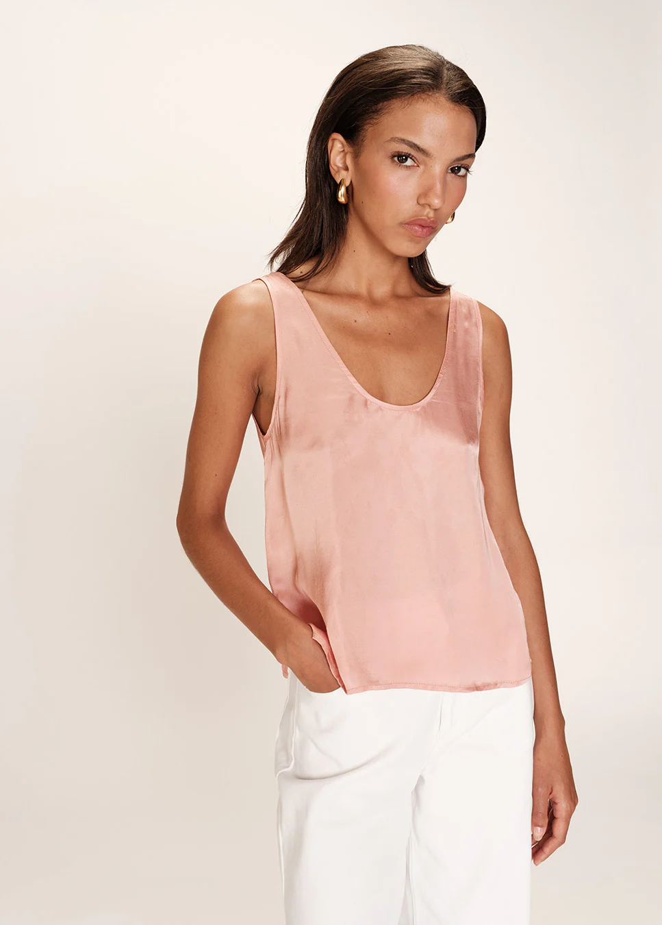 Grace & Mila Ricotta top satijn