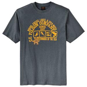 Filson  S/S Frontier Graphic T-Shirt - T-shirt, blauw/grijs