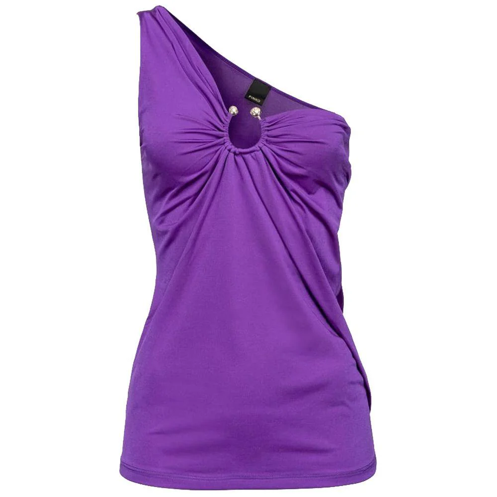 Pinko Nylon top met Één schouder
