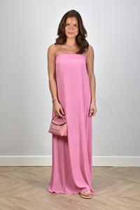 Semicouture strapless jurk roze