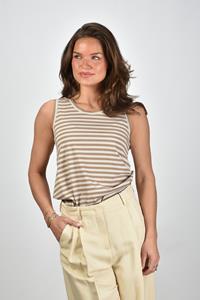 Max Mara S  top Erbert gestreept beige