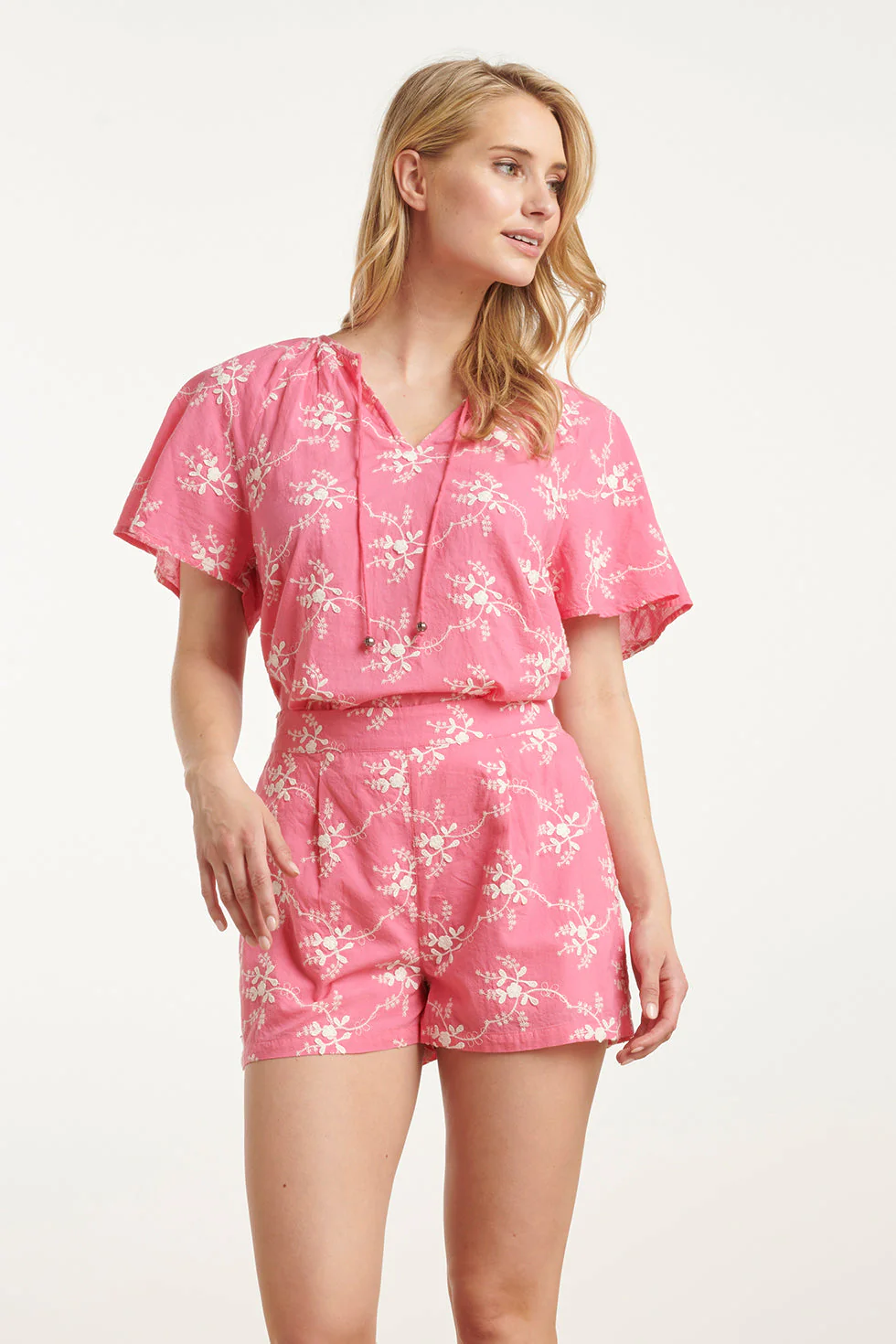 Smashed Lemon 25197 -te geborduurde top |