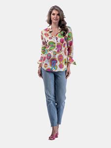 Mucho Gusto  blouse francis bay barok cirkel print