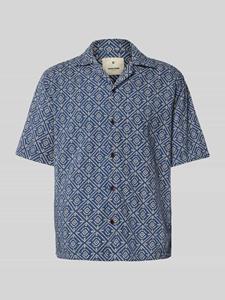 Jack & Jones jprbluvincent print resort s/s shir 12273289 bering sea