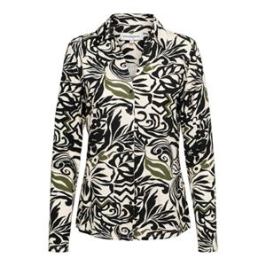 &Co Woman Blouse vayen leaf black multi