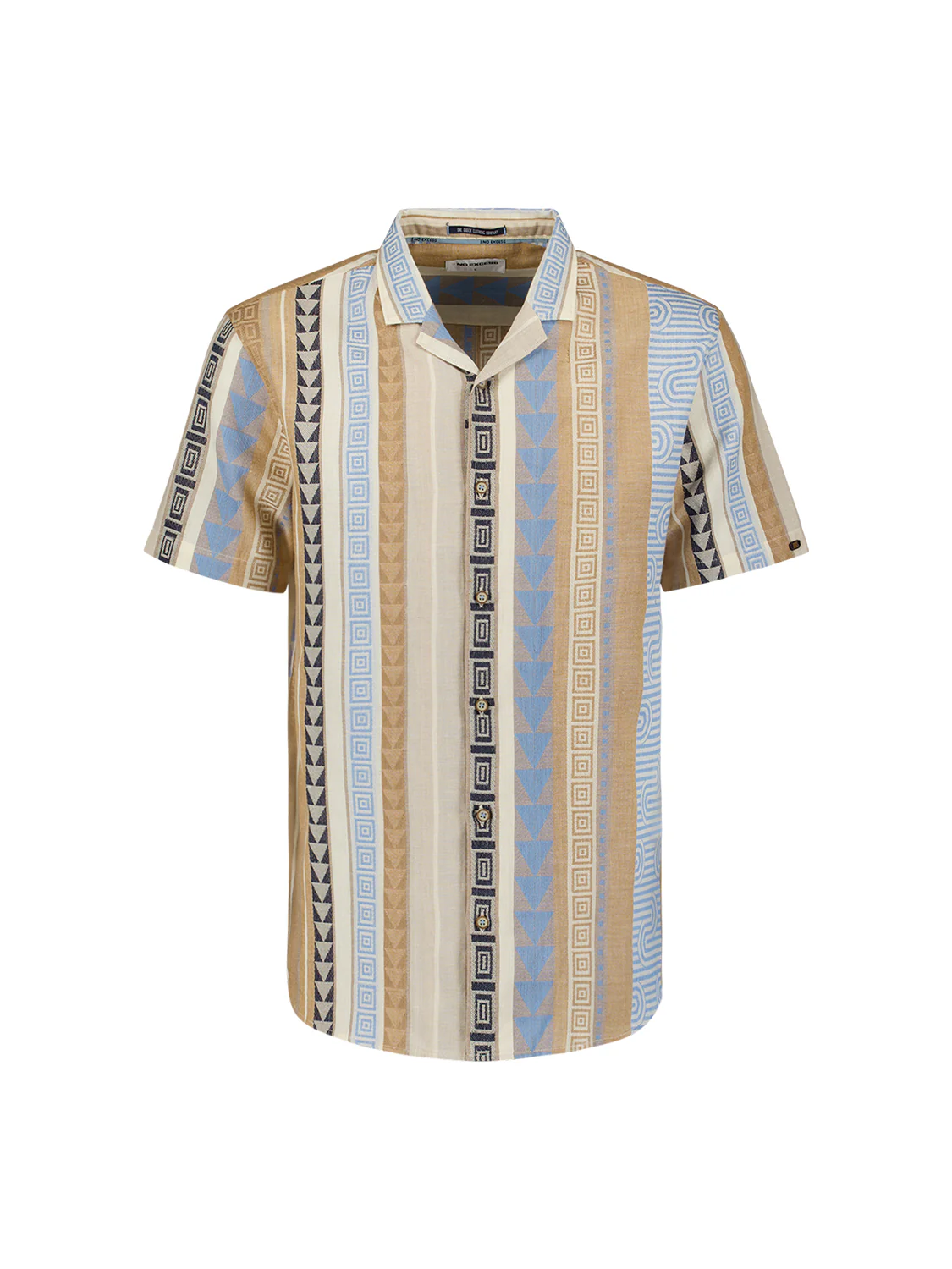 No Excess Shirt short sleeve revers collar mu cloud