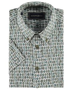 Scotland Blue Overhemd korte mouw 25113ju05sb