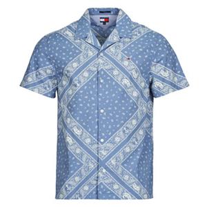 Tommy Jeans Overhemd Korte Mouw  TJM REG AOP SS SHIRT EXT