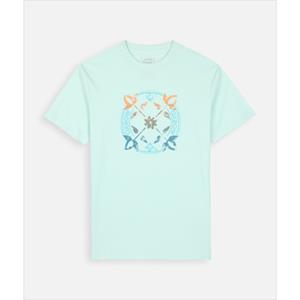 Oxbow T-shirt Korte Mouw  Vervaagd grafisch T-shirt met korte mouwen SUNFADED