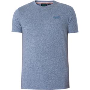 Superdry T-shirt Korte Mouw  Essentieel EMB-T-shirt met logo