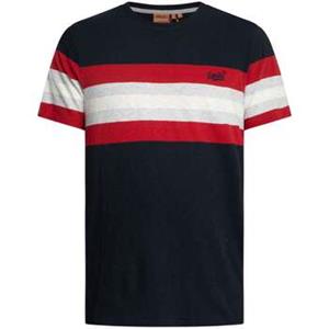 Superdry T-shirt Korte Mouw  Essentieel gestreept T-shirt