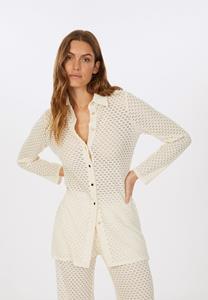 MARC AUREL Hemdbluse in Strick-Optik