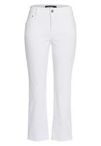 MARC AUREL Cropped Flared Jeans mit gefranstem Saum