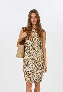 MARC AUREL Kleid im abstrakten Animal-Print