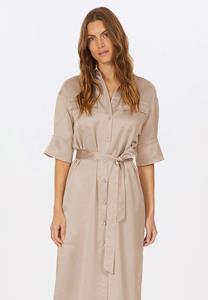 MARC AUREL Hemdblusenkleid aus Satin
