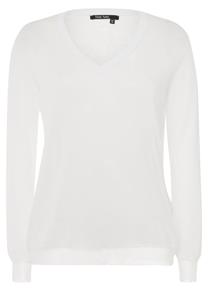 MARC AUREL Pullover mit transparenten Kanten