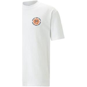 Puma T-shirt Korte Mouw  539181_downtown_graphic_tee_bianco