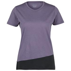 Stoic  Women's Merino155 LaholmSt. Colorblock T-Shirt - Merinoshirt, grijs