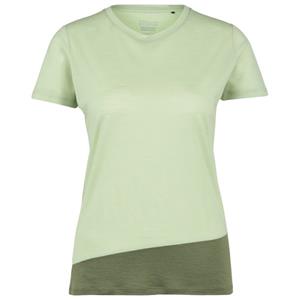 Stoic  Women's Merino155 LaholmSt. Colorblock T-Shirt - Merinoshirt, groen