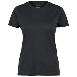 Stoic  Women's Merino155 LaholmSt. T-Shirt - Merinoshirt, zwart