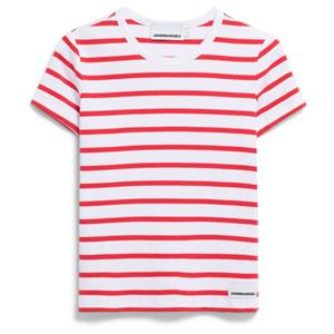 ARMEDANGELS  Women's Kardaa Stripes - T-shirt, roze/wit