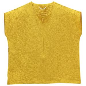Jeanne Baret  Women's Sunflower Short-Sleeved Blouse - T-shirt, geel