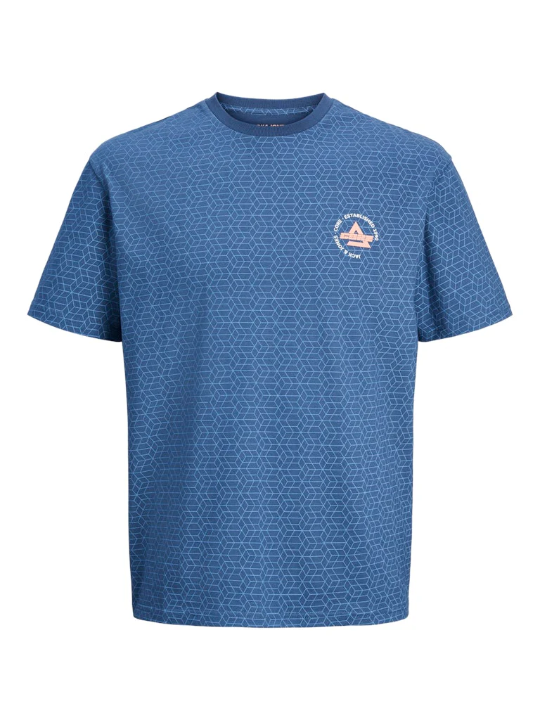 Jack & Jones Jcoaop chestprint tee ss crew neck