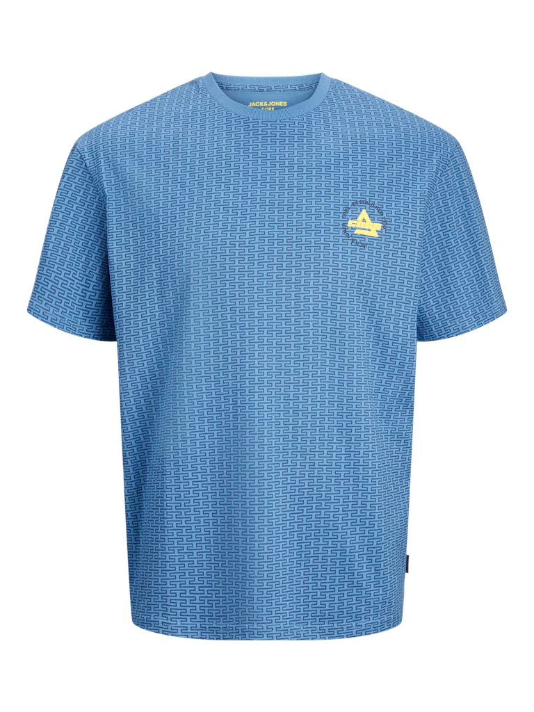 Jack & Jones Jcoaop chestprint tee ss crew neck
