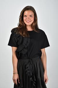 Psophia top 502TSH2306 zwart