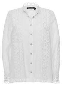 MARC AUREL Bluse mit Spitzenband Details