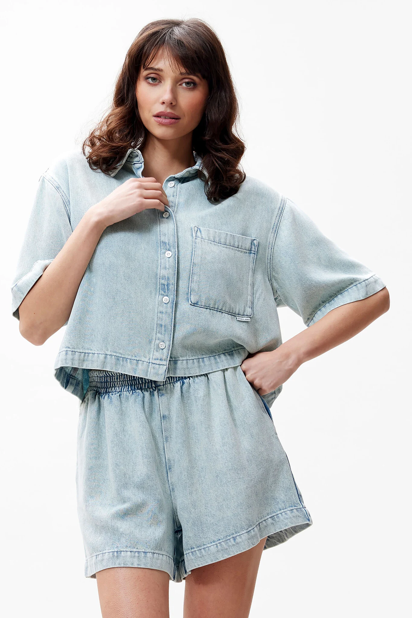 Catwalk Junkie Denim Blouse Catwalk Junkie