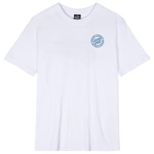 Santa Cruz  Women's Check Outline Ringed Dot - T-shirt, wit