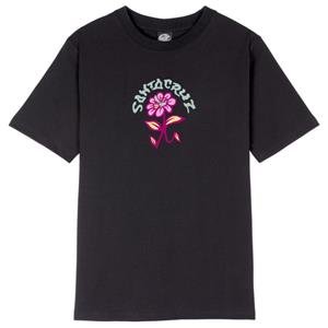 Santa Cruz  Women's Delfino Flower Front T-Shirt - T-shirt, zwart