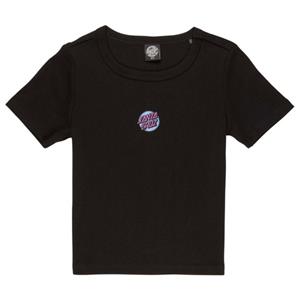 Santa Cruz  Women's Other Dot Emb T-Shirt - T-shirt, zwart