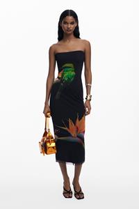 Desigual Korte Jurk  SWIM_COLIBRÍ STRAPLESS 25SWMK16
