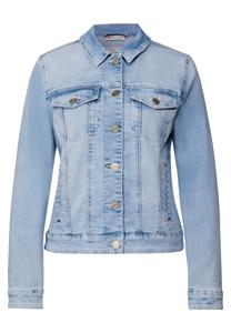 Street One a212419 qr denim-jacket,bleach wash