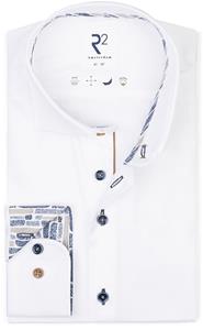 R2 Amsterdam R2 Overhemd Fine Twill Wit