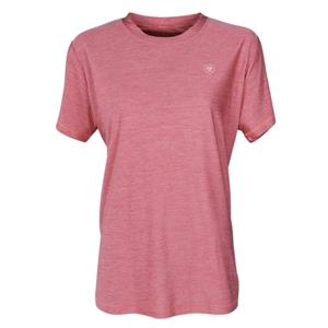 Ariat Dames T-Shirt Laguna Logo Short Sleeve, rose wine