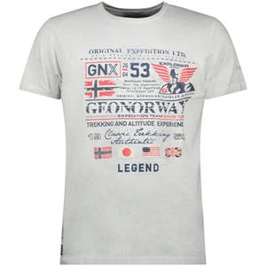 Geo Norway T-shirt Korte Mouw  SW1562HGNO-LIGHT GREY