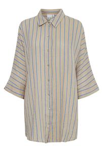 Ichi Iafoxa Striped Beach Sh:shirts/blous