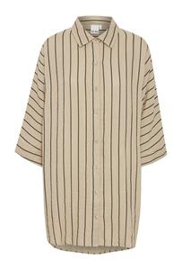 Ichi Iafoxa Striped Beach Sh:shirts/blous