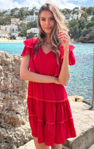 The Musthaves Cala Jondal Jurk Rood