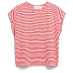 ARMEDANGELS  Women's Ofeliaa Lovely Stripes - T-shirt, roze